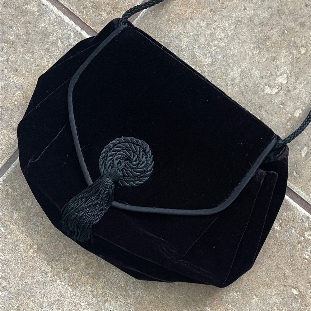 Tassel velvet Purse